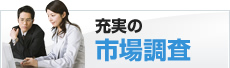 充実の市場調査